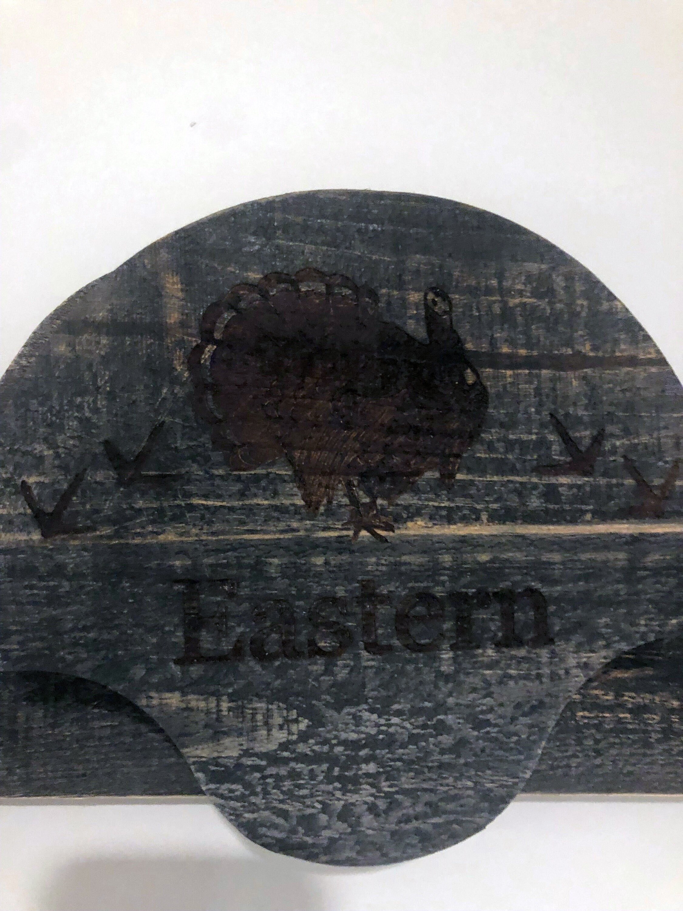 Turkey Fan Mount Multiple Beards. Etsy