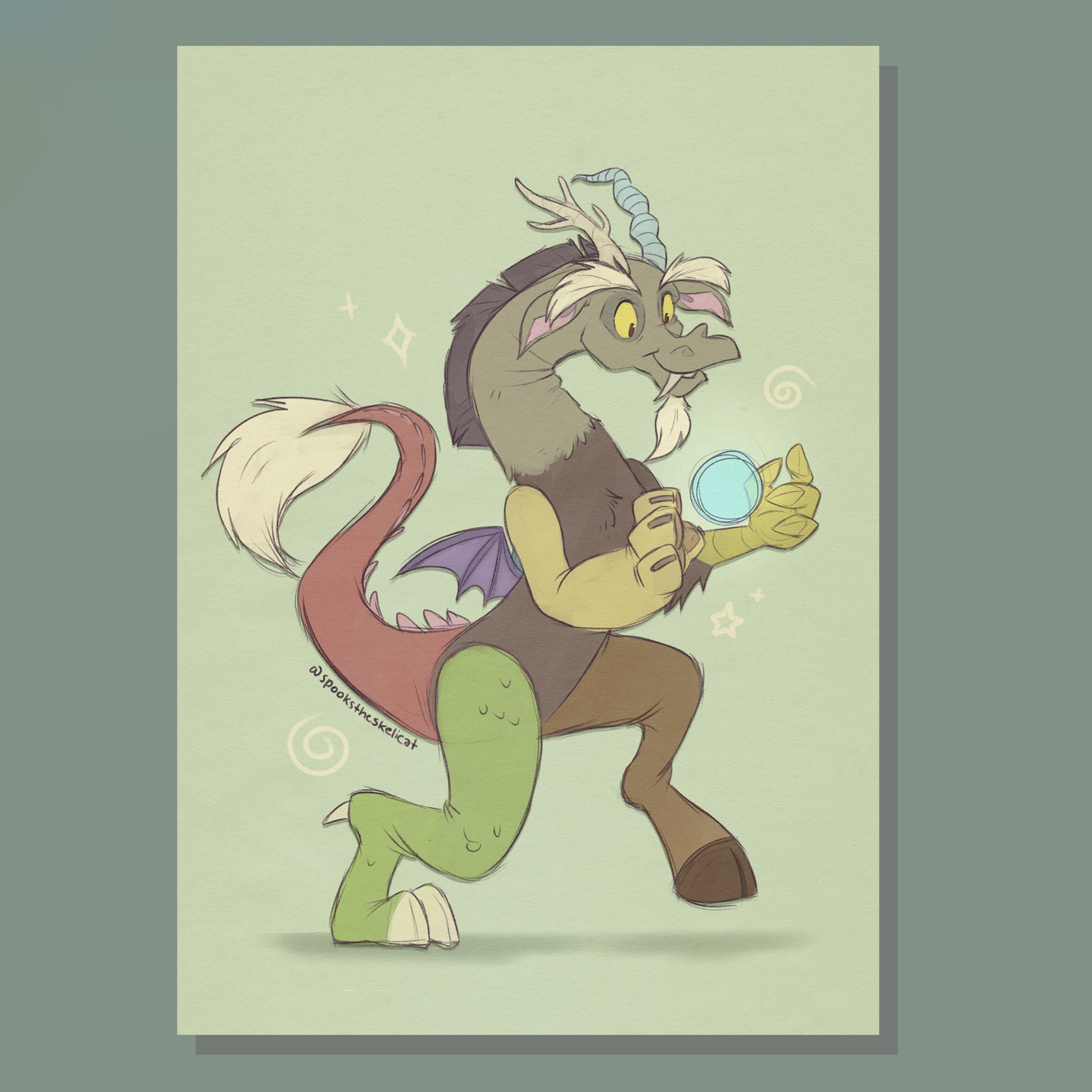 Discord MLP Art Print