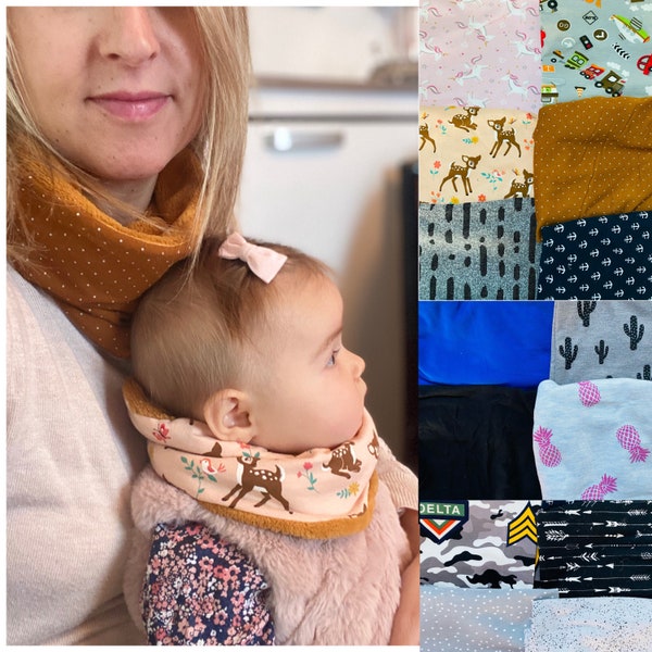 Snood tour de cou adulte/enfant/bébé