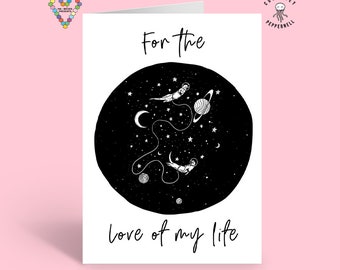 For The Love My Life Greeting Card | Poetry by Pillow Thoughts Series Books, Author Courtney Peppernell