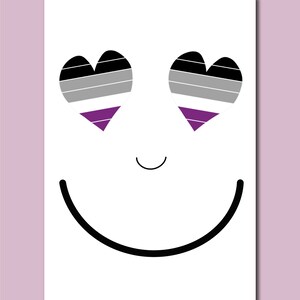 Asexual Smiles Card