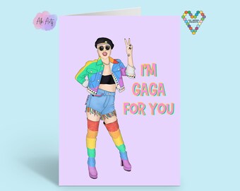 I'm Gaga For You Card