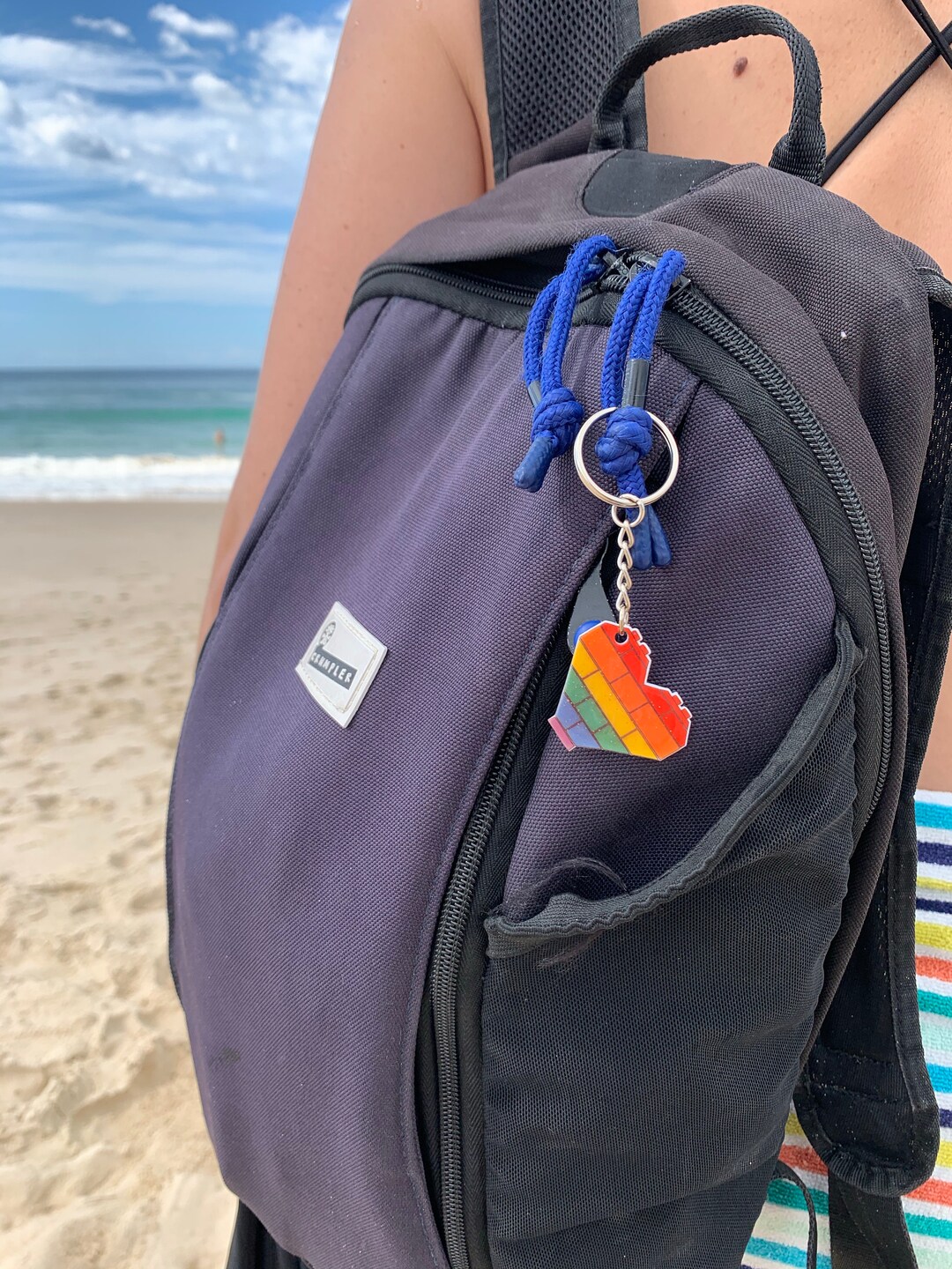 Pride Key 2D Rainbow Pride Brick Heart Key Chains, Rollerskates, Mixtapes ...