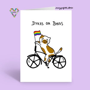 Cartão Dykes on Bykes