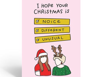 KATH AND KIM Xmas is Noice, Different & Unusual Greeting Card