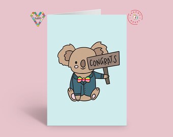 Koala Congrats Card