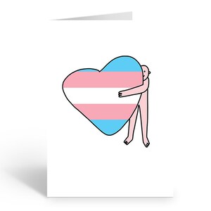 BIG TRANS HUGS-wenskaart