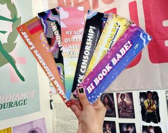 Assorted Queer Statements,  Plastic Laminate Bookmarks