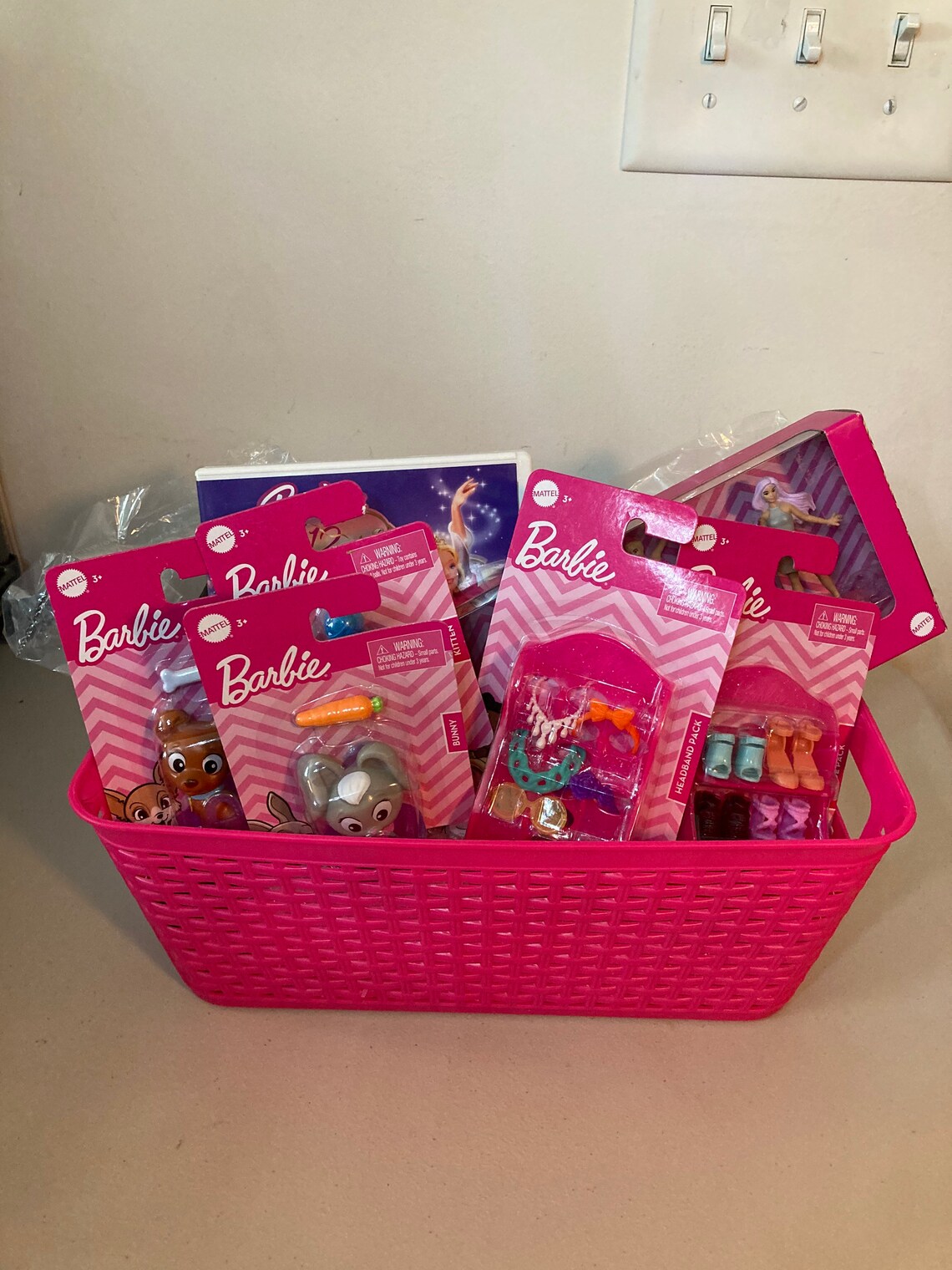 Barbie gift basket for birthday or Christmas Etsy