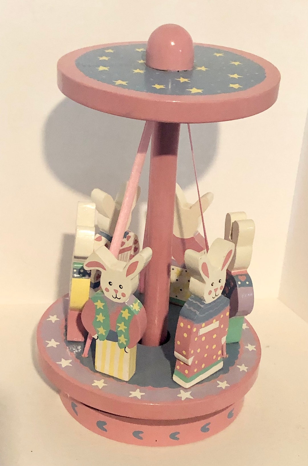 Carousel W/rabbits - Etsy