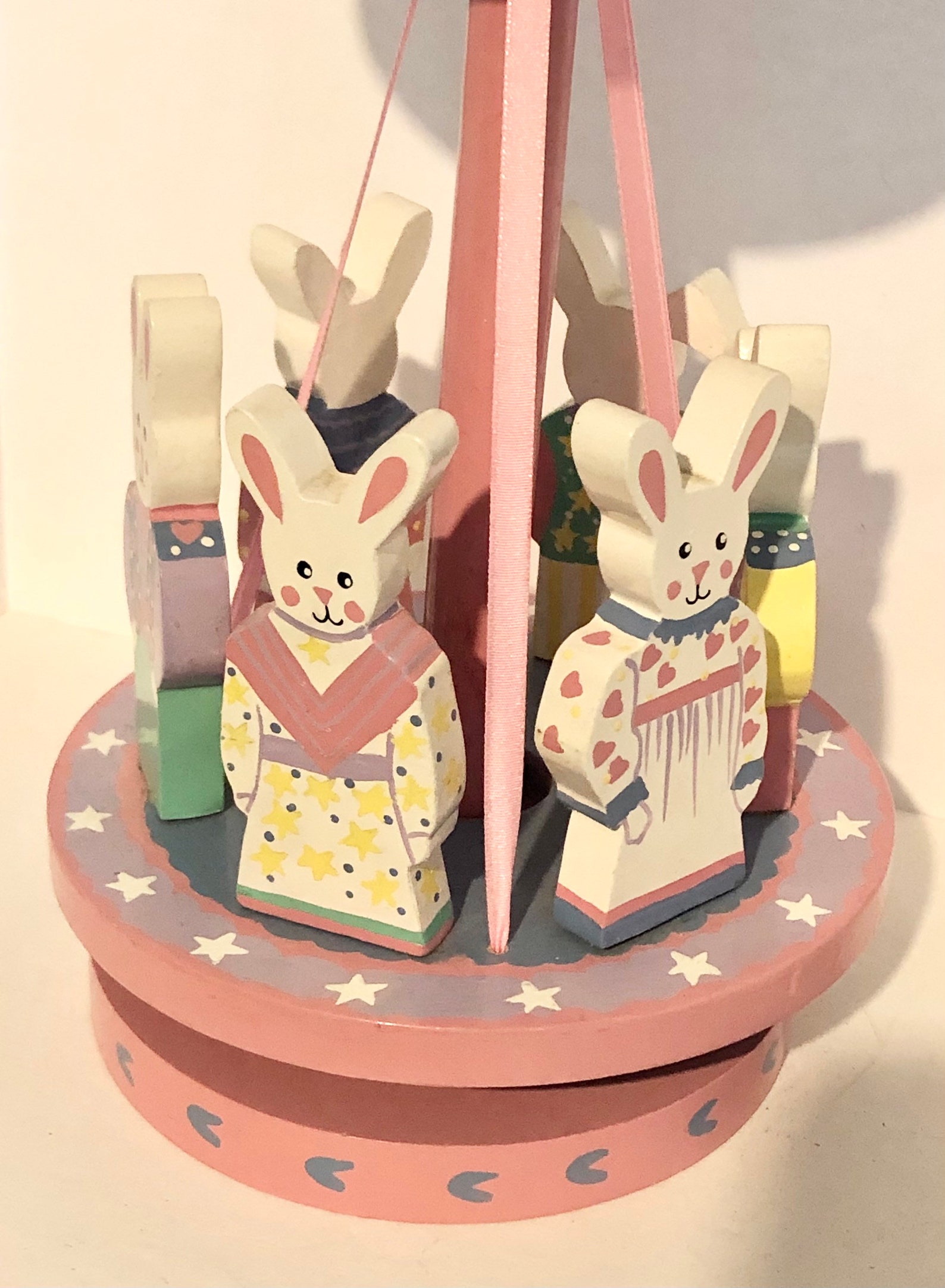 Carousel W/rabbits - Etsy