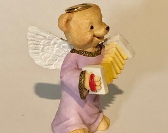 Angel Teddy Baby w/ Accordion