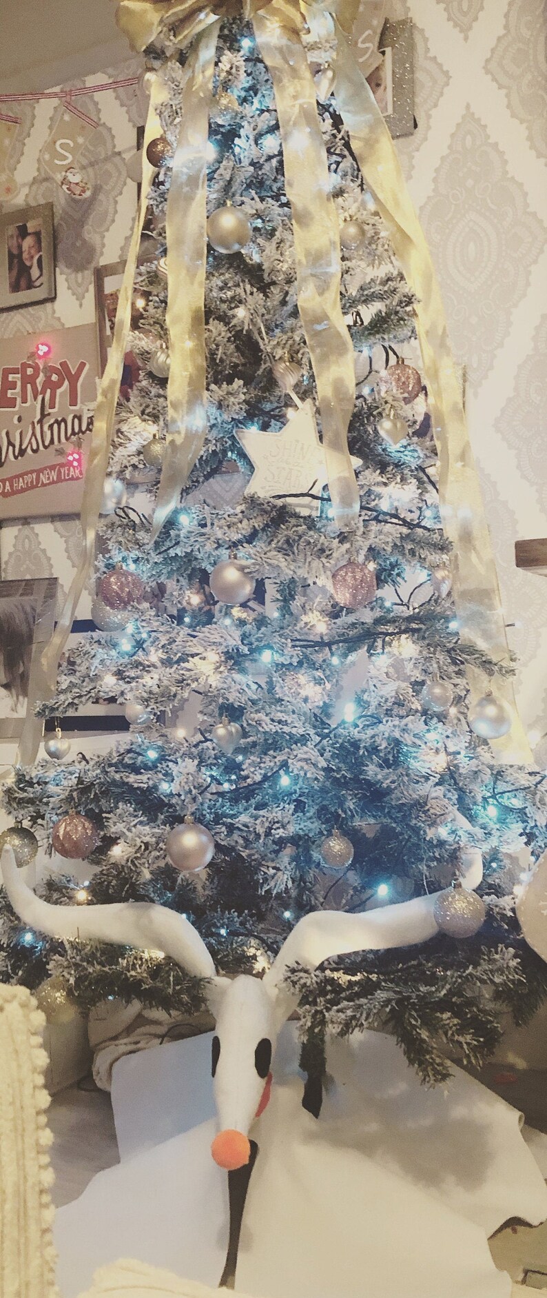 Zero Tree Skirt Nightmare Before Christmas Tree Skirt Etsy