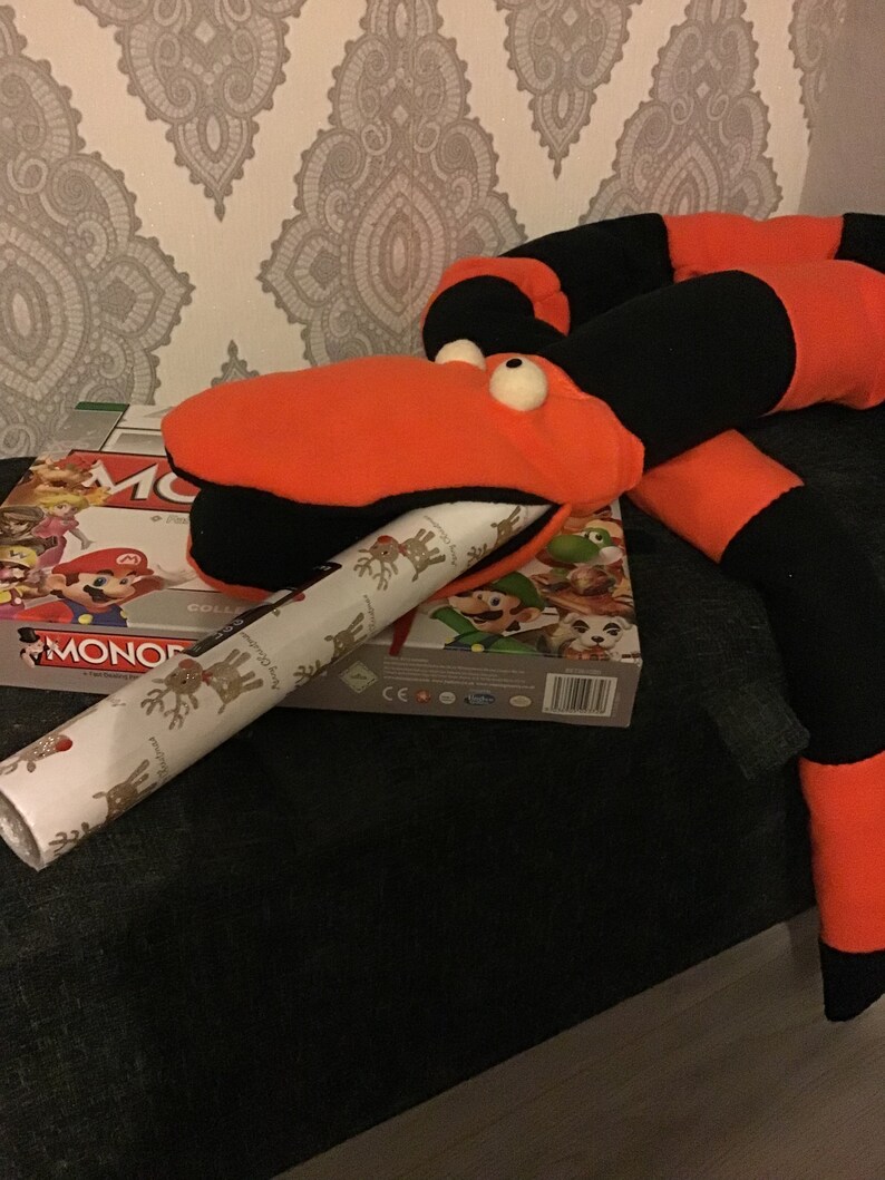 Nightmare before Christmas Tree Eating Snake Decoration Etsy