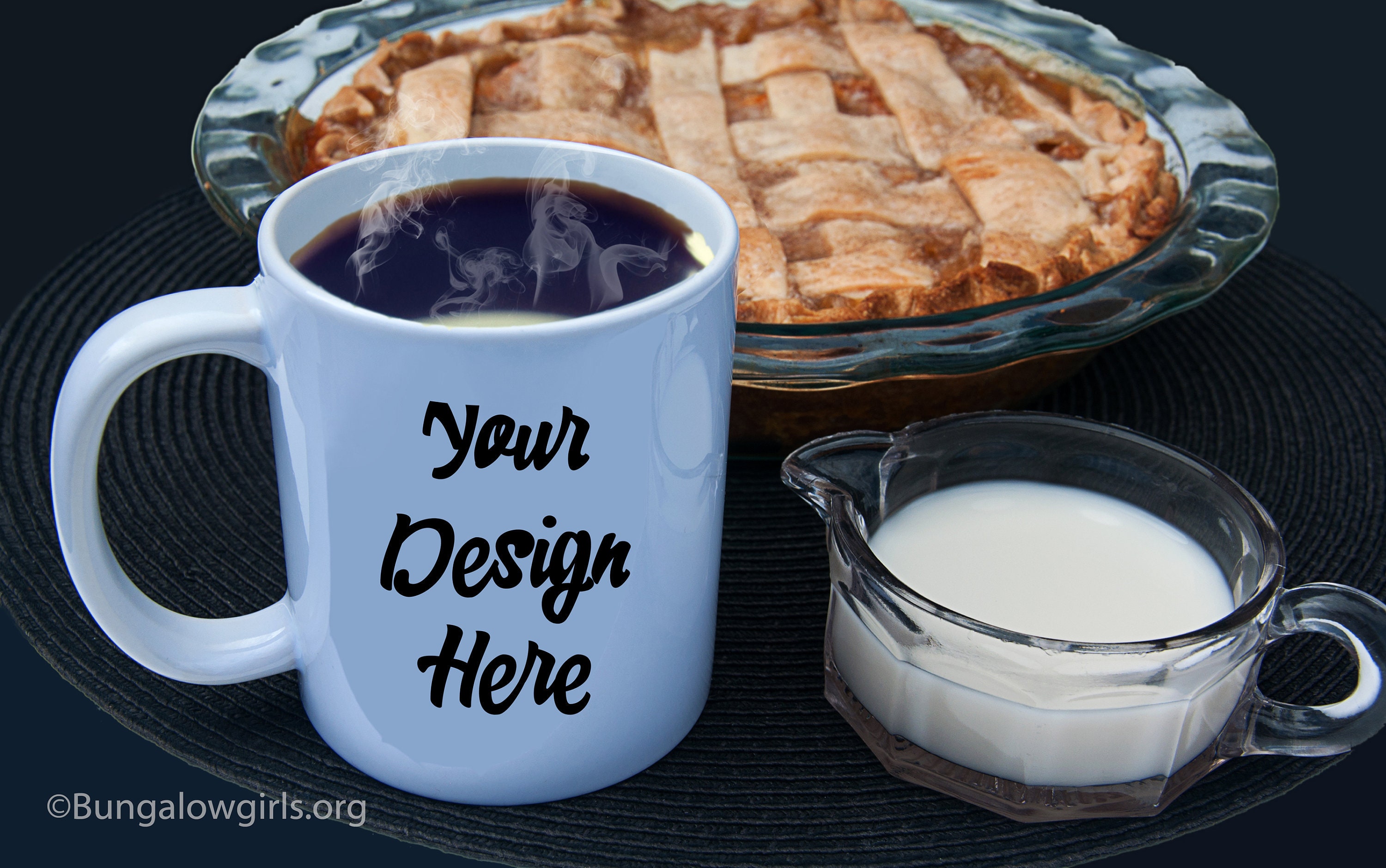 Download Coffee mug mockup. Printful white coffee cup. styled ...