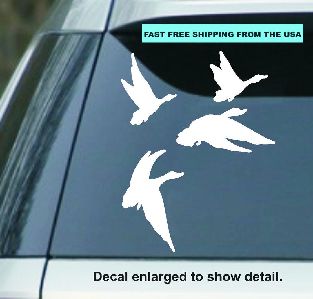 Goose Flight Sticker Flying Geese 5.5