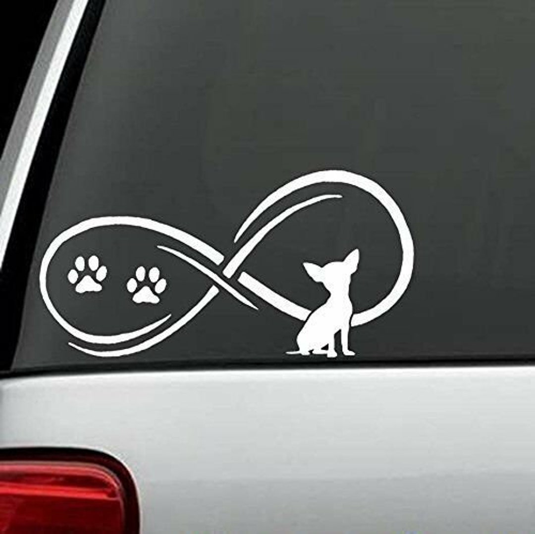 Chihuahua 01 In Watercolor Vinyl Waterproof Sticker Decal