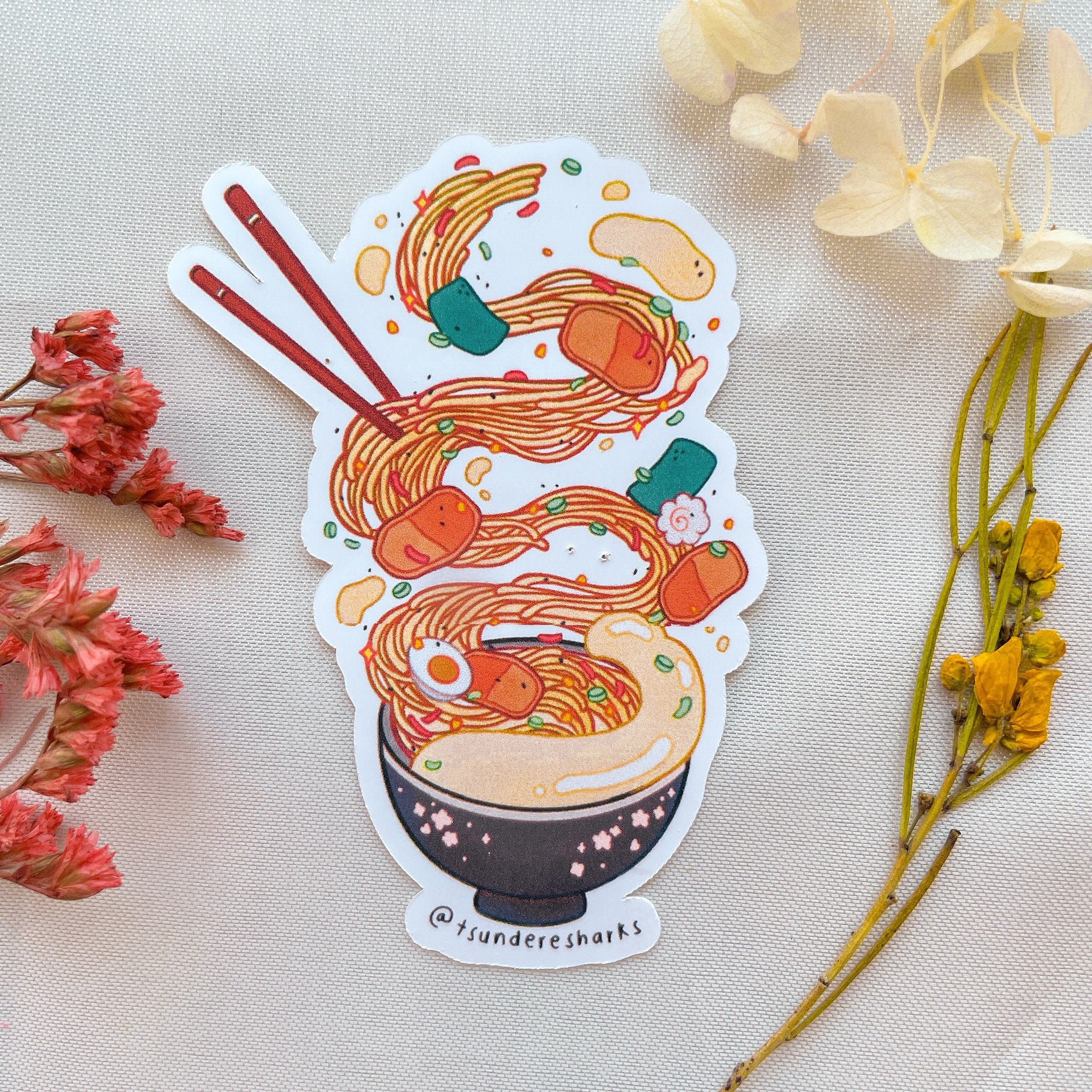 Kawaii Ramen Food Stickers — San José Made