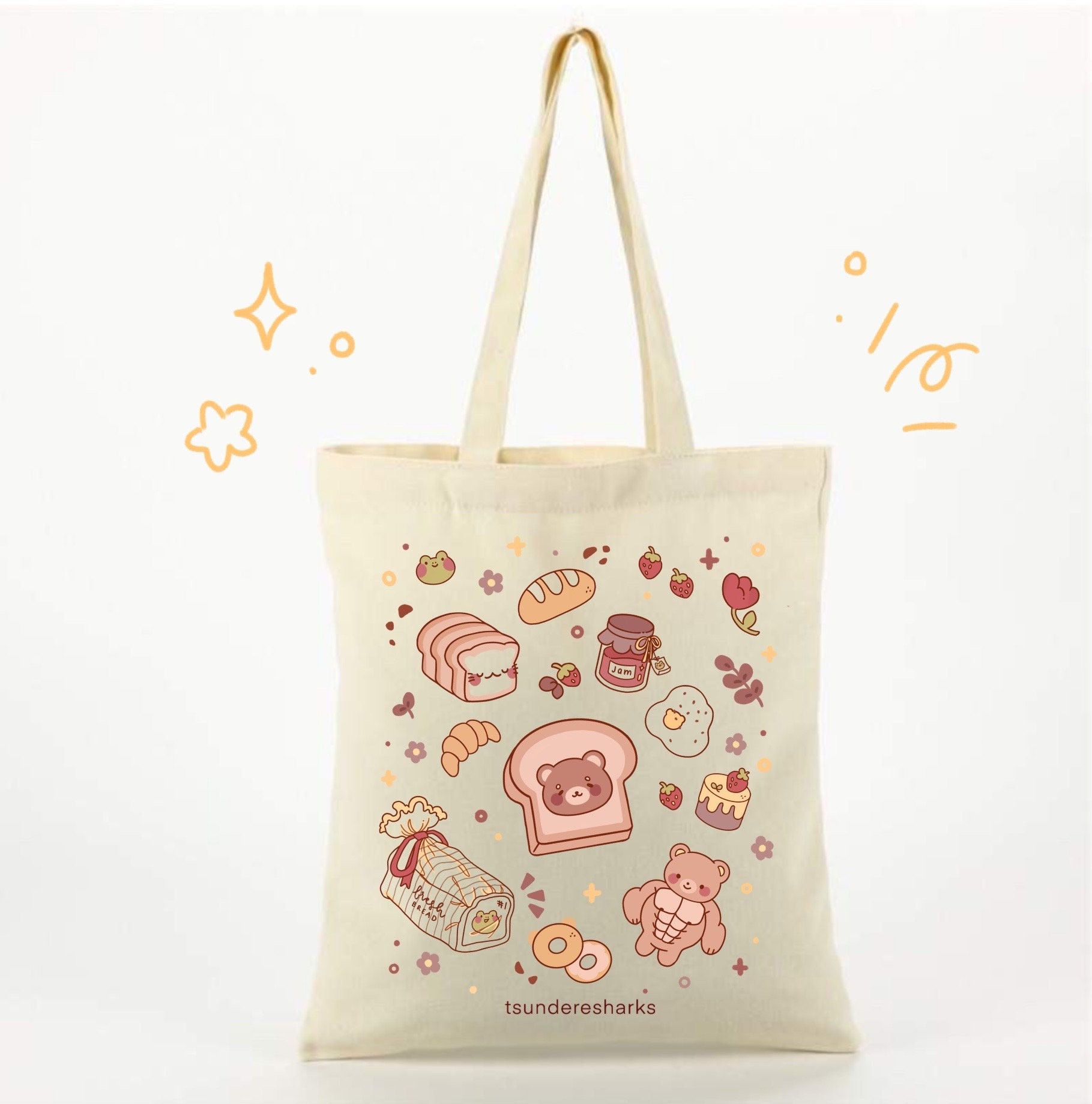 Cute totes for school sale