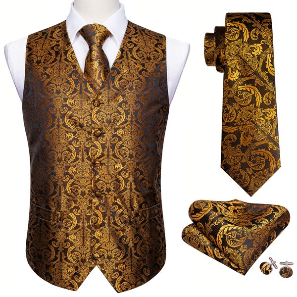 Gold Vest - Etsy