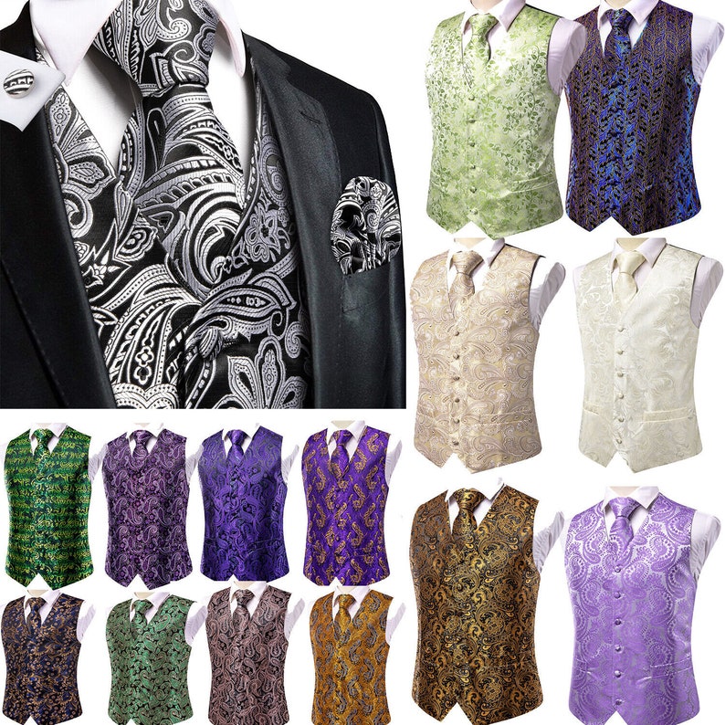 Hi Tie® Msg Me the Color and Size Mens Formal Wedding - Etsy