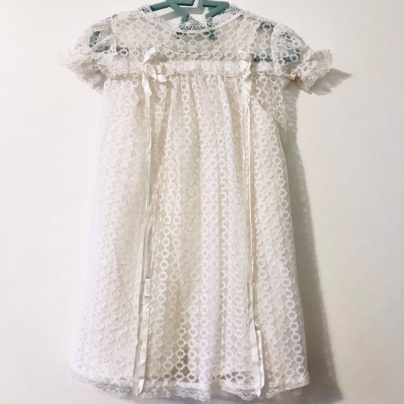 Vintage Lace Christening/Baptism Gown | 1970’s