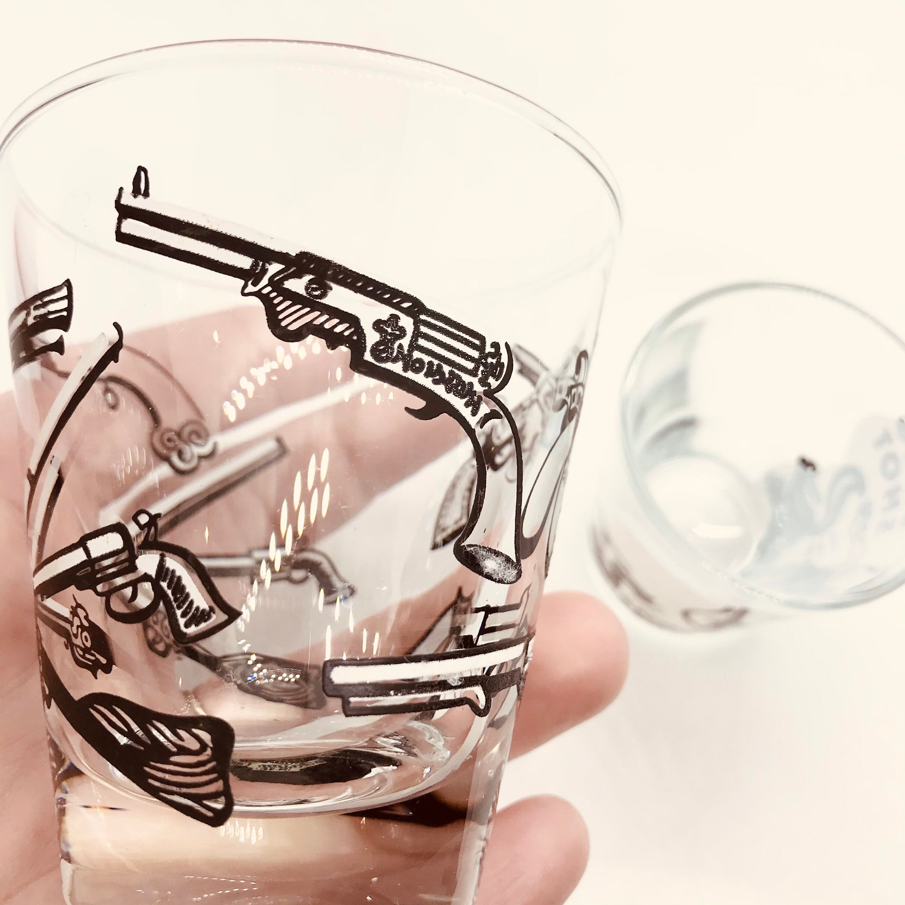 MCM Vintage Libbey Shot Glasses Mid Century Modern Barware Etsy UK