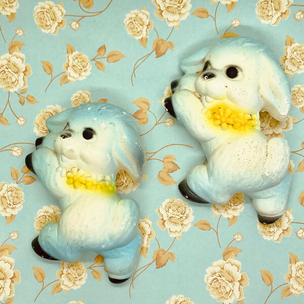 Miller Studio Vintage Kitsch Puppy Chalkware | 1969