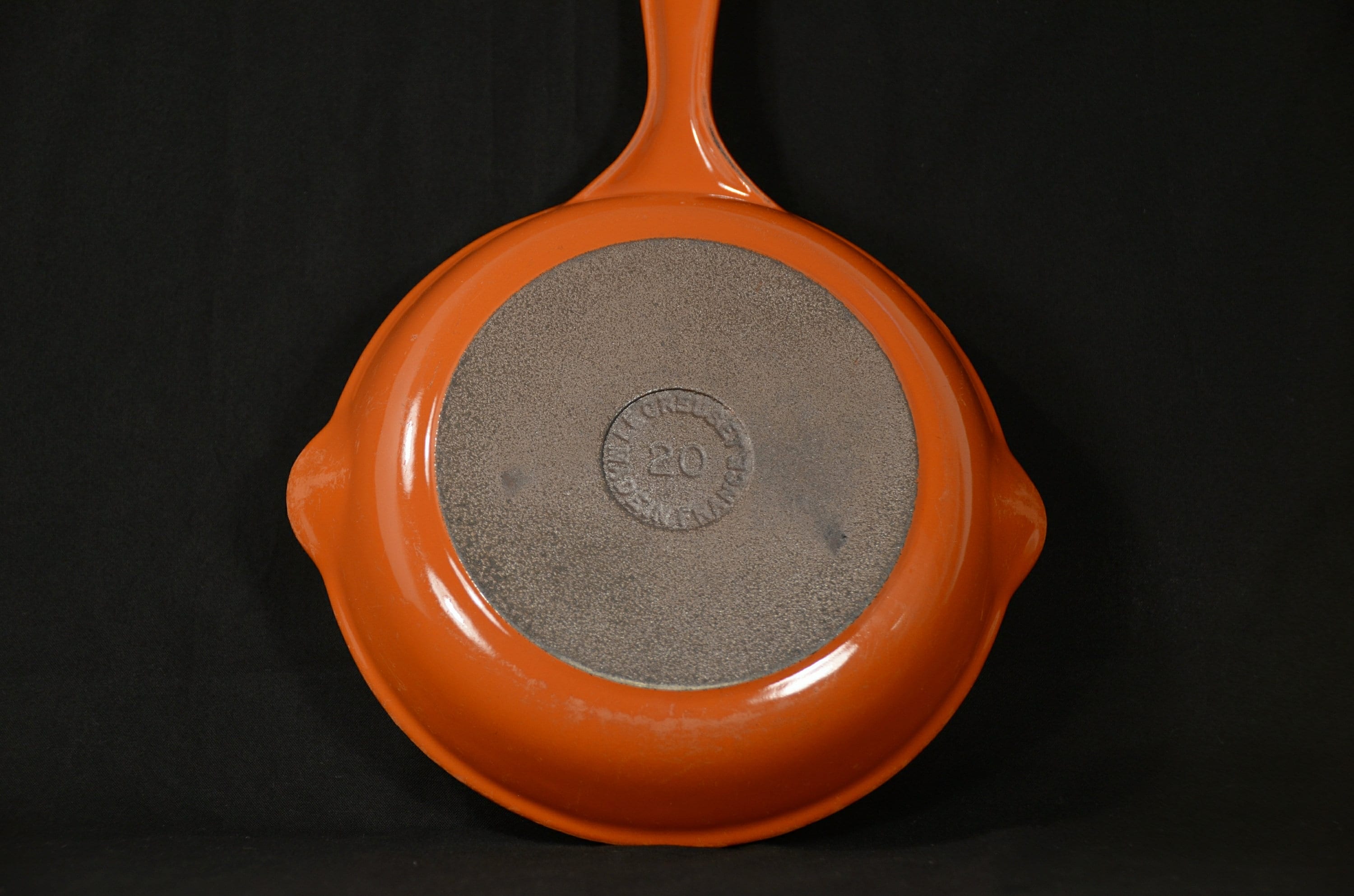 Rare LE CREUSET 20 Burnt Orange Small Skillet / Frying Pan Etsy