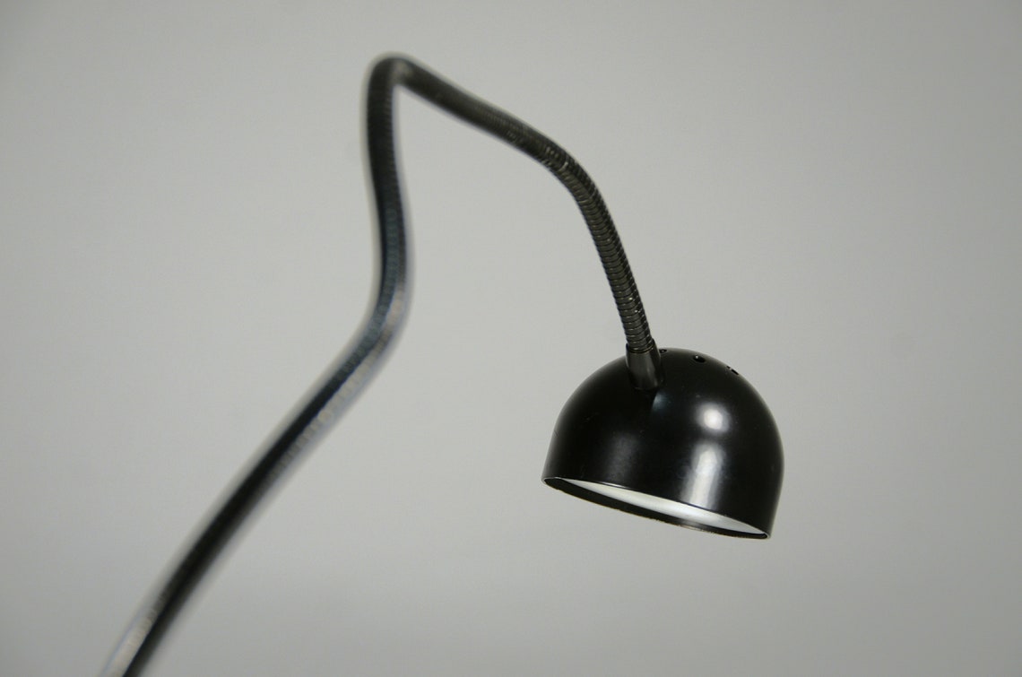 Gammalux Italy Freeform Gooseneck Halogen Desk Lamp, Black ...