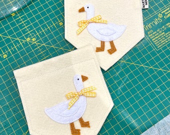 Goose Felt Name Bunting - Custom Nursery Banner
