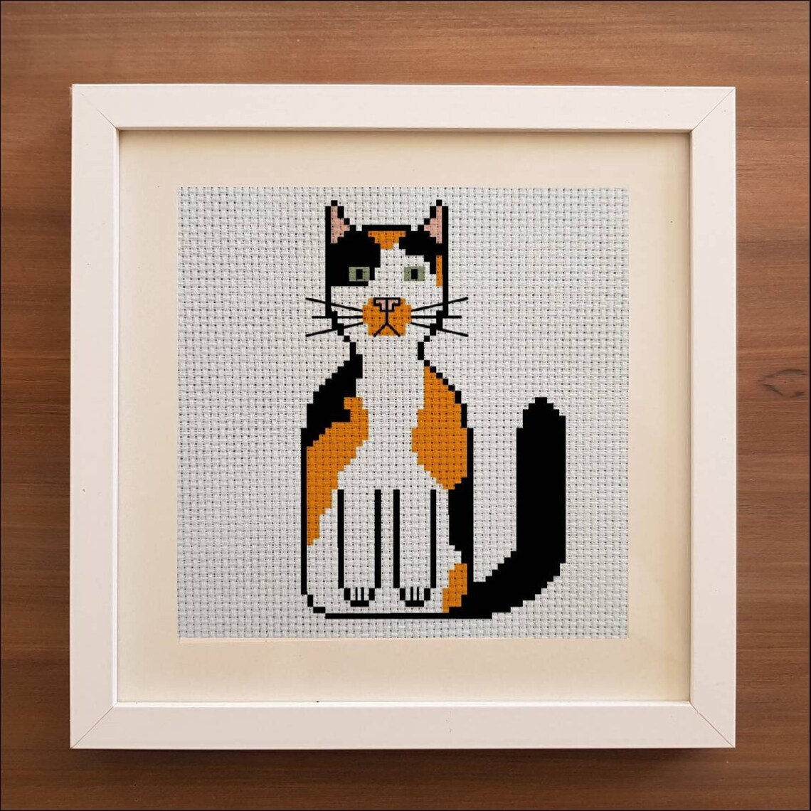 Calico Cat Cross Stitch Pattern Digital Cross Stitch Pattern Etsy