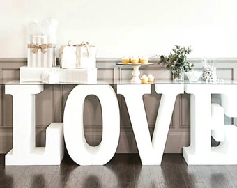 Table Top Letters Etsy