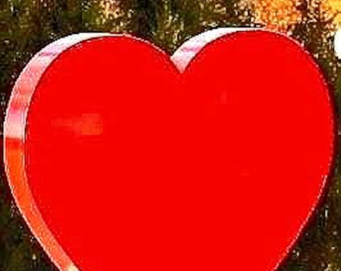 Heart foam, heart shaped foam piece,