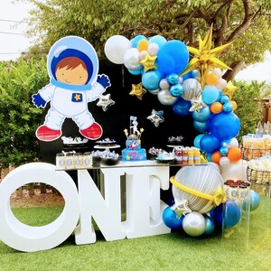 Giant Foam Letters: &quot;ONE&quot; Birthday Party Table Base Prop
