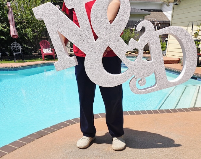 custom foam monogram