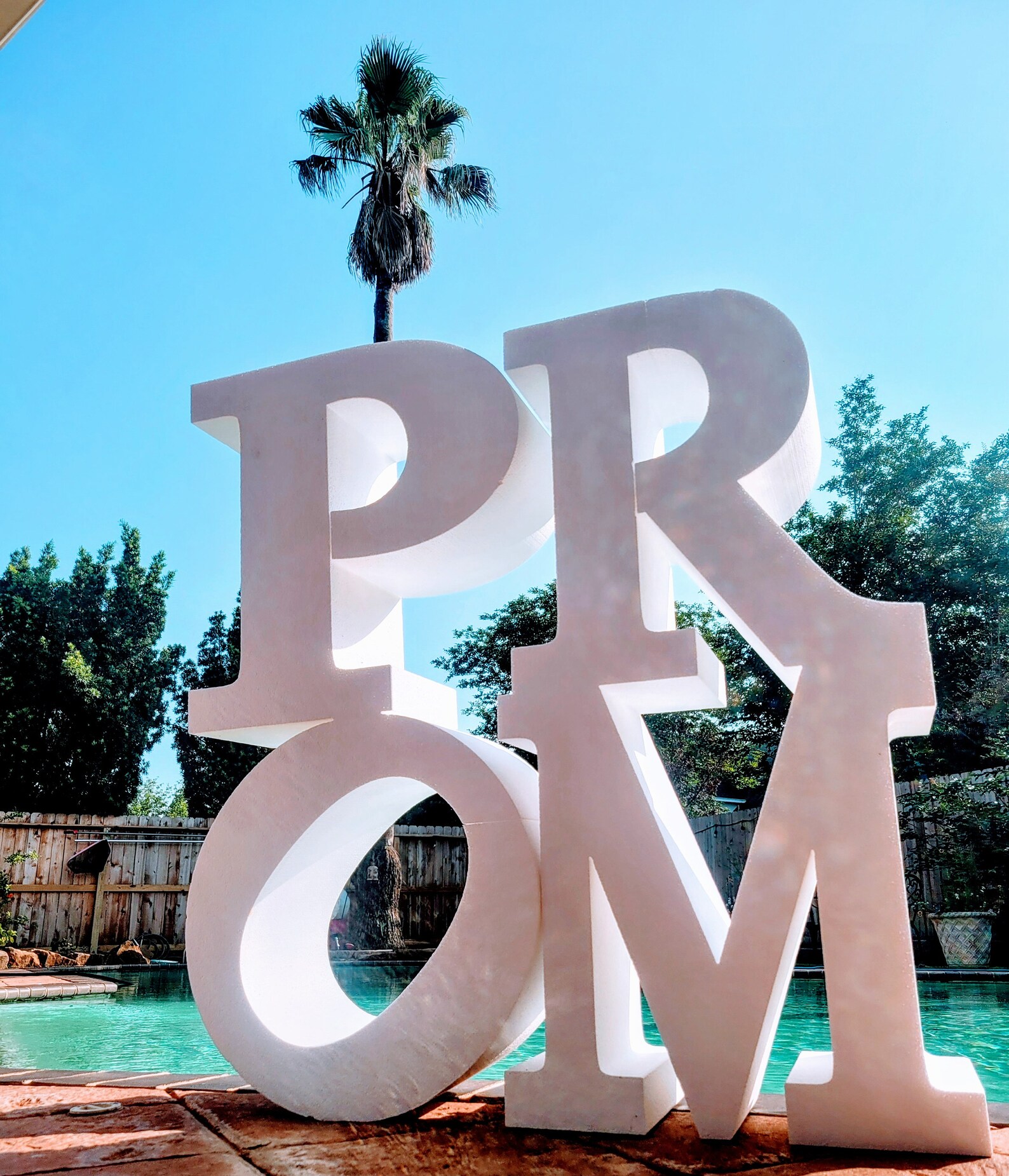 Prom Blue Sign Large Famous PROM. CUSTOM MADE Symbol. Free Standing Made From Foam - Etsy