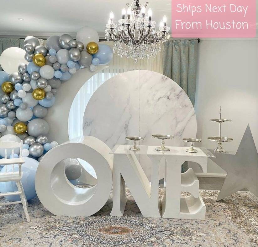 Giant Foam Letters for ONE 8in Thick Custom Table Top or Etsy