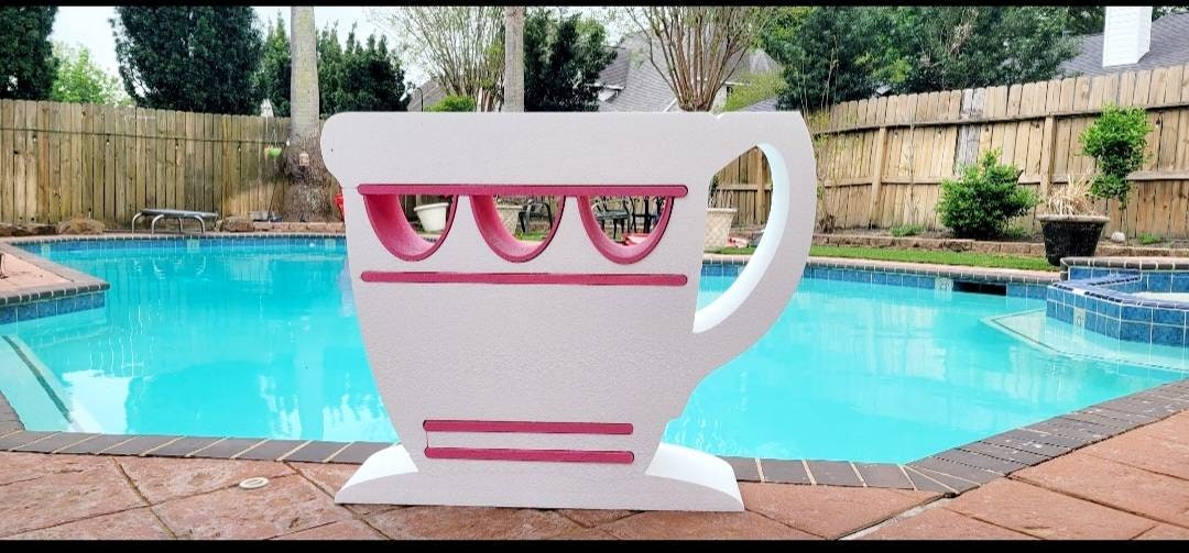 Foam Custom Made Tea Cups and Saucer. Perfect for Tea Parties,table