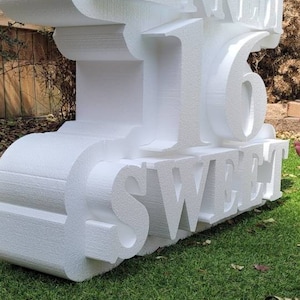 Custom 30&quot; Foam Sign: Personalized Table Base Prop