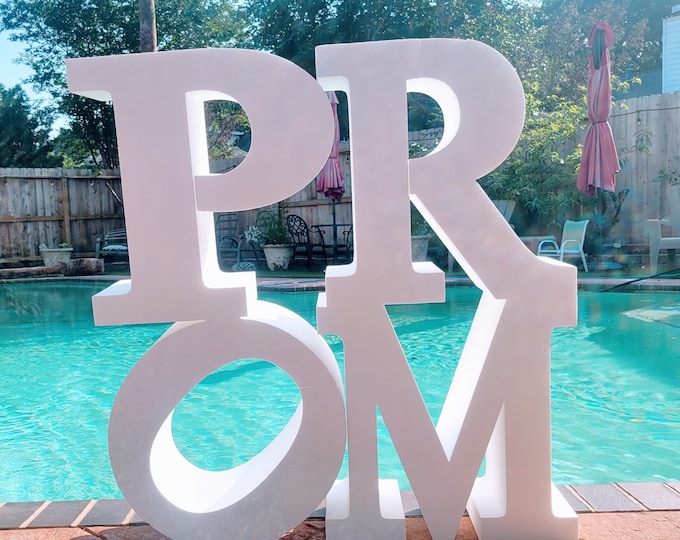 Large Famous PROM. CUSTOM MADE  Symbol. Free Standing Made From Foam