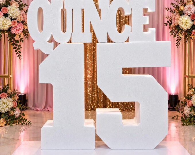 Foam Quinceañera Table Base: 30-Inch Tall Party Decor