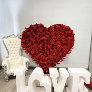 Giant Foam LOVE Letters: 30in Wedding Decor, Table Base