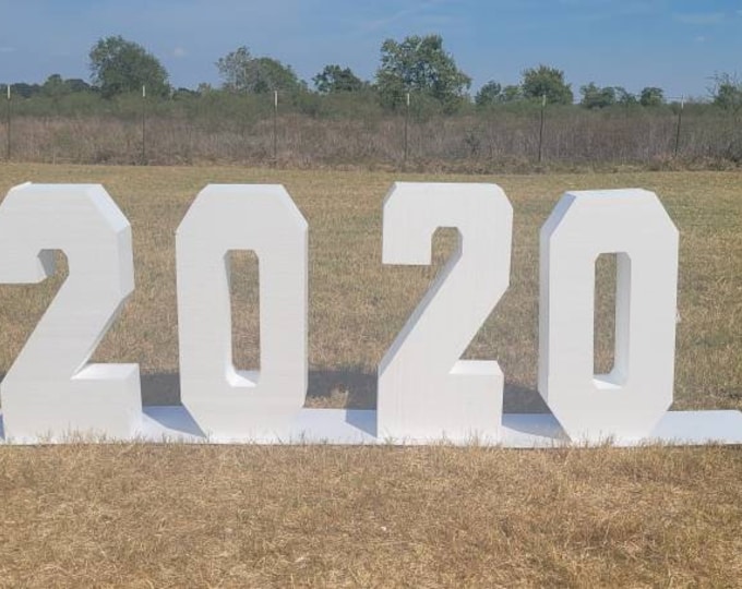 New year Party numbers, All 4 numbers 2025 included in price.  or any 4 numbers. 8in thick.