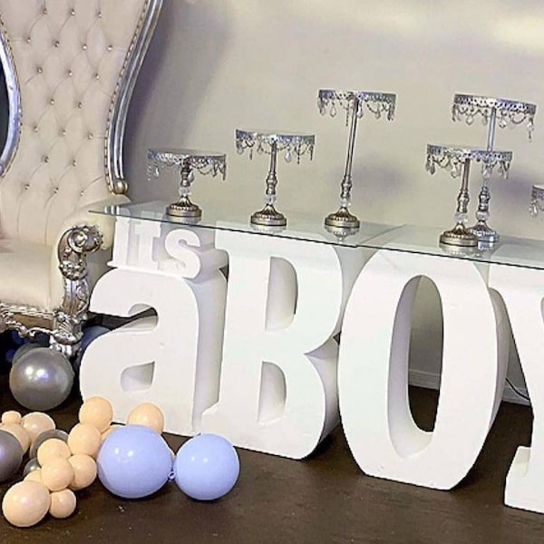 Baby Letter Table Etsy