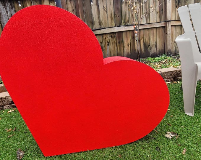 Heart foam, heart shaped foam piece,