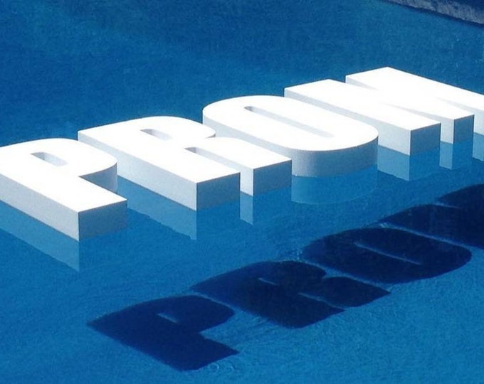 Floating Pool Foam Letters.Foam Letters Single Letters Listing, free complimentary tape included.