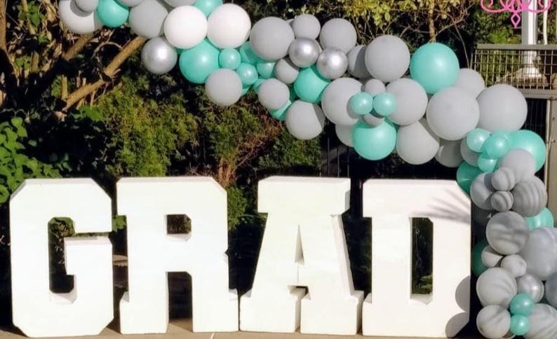 Graduation Base Design Foam GRAD Letters: Graduation Table Base Decor - Etsy