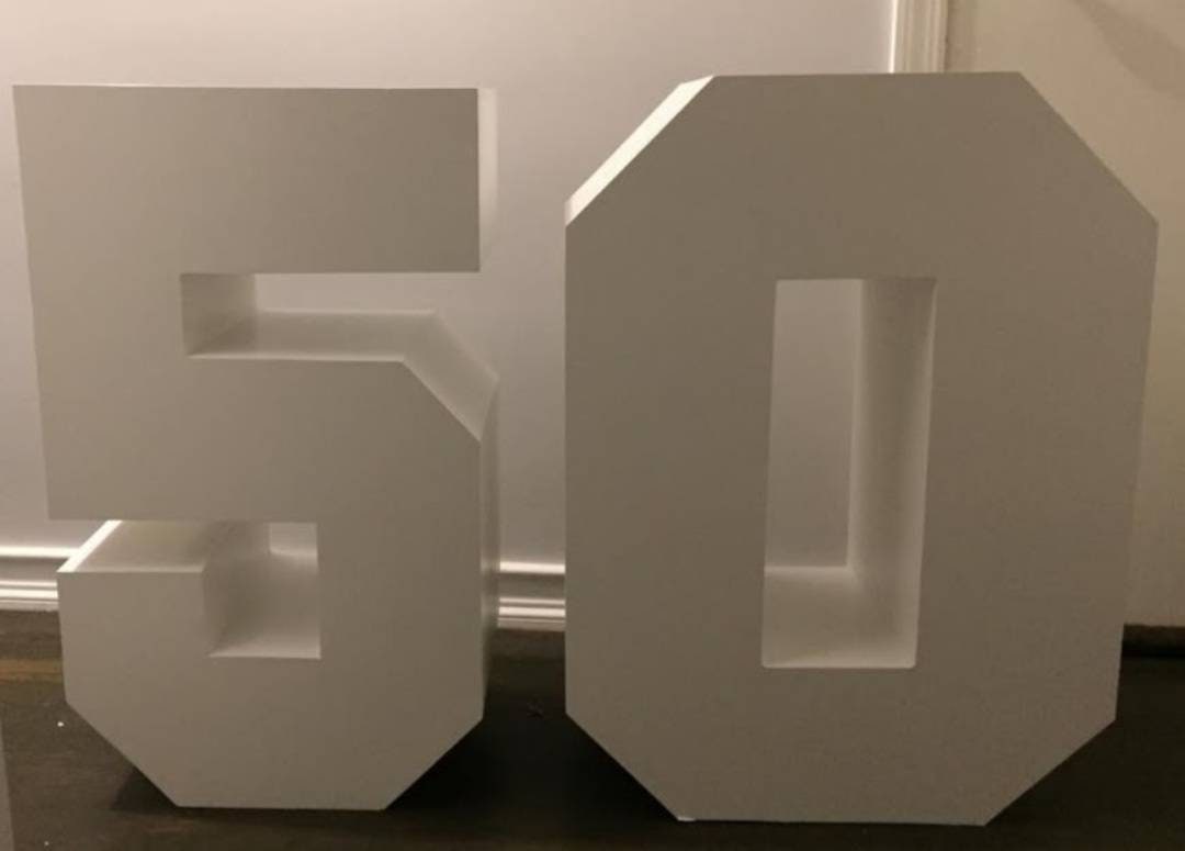 Foam Numbers price includes any 2 numbers, Free Shipping EX(50,30,16,21)