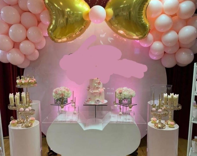 Huge Mickey or Minnie Mouse Birthday Party Foam Sign table base 30in tall 1st birthday party,kids party decor and backdrop.